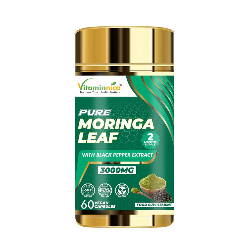 Vitaminnica Moringa-Blatt-Superfood-Kapseln 60 Kapseln