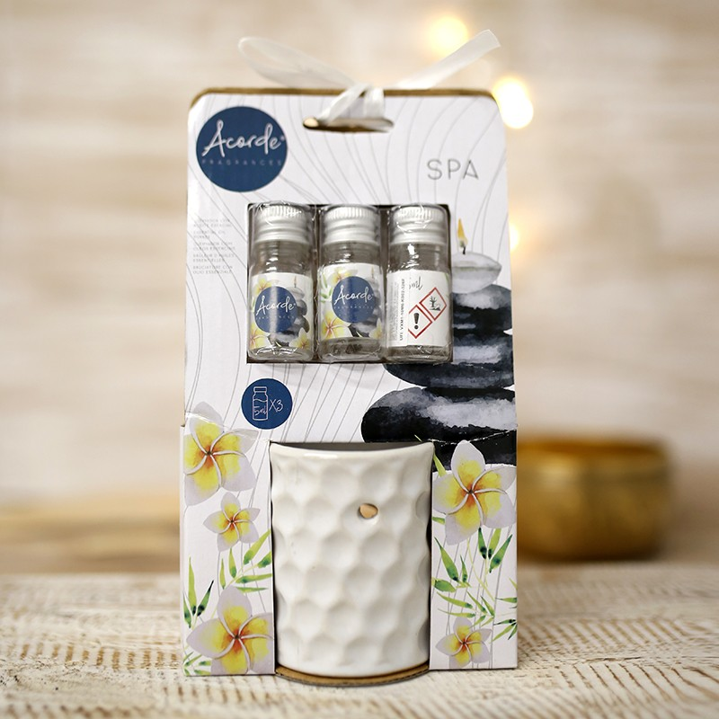 Spa - Ätherisches Öl Brenner Set