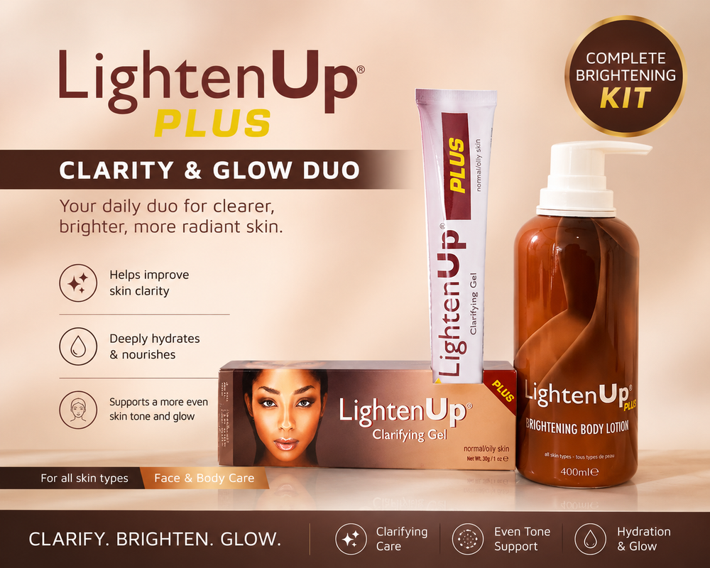 LightenUp Plus Set zur Korrektur dunkler Flecken