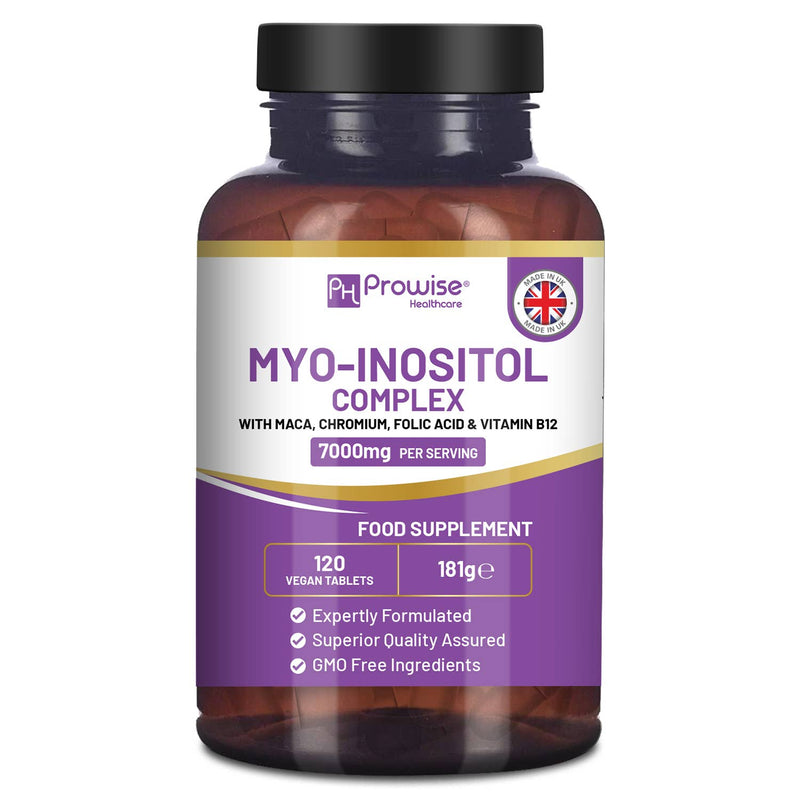 Myo-Inositol Komplex 120 vegane Tabletten 7000 mg