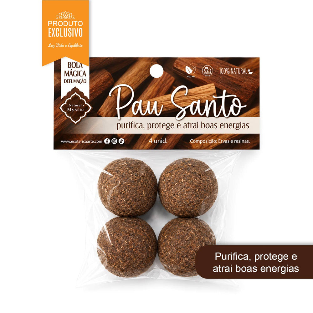 Magische Räucherkugel Palo Santo (12 Stück)
