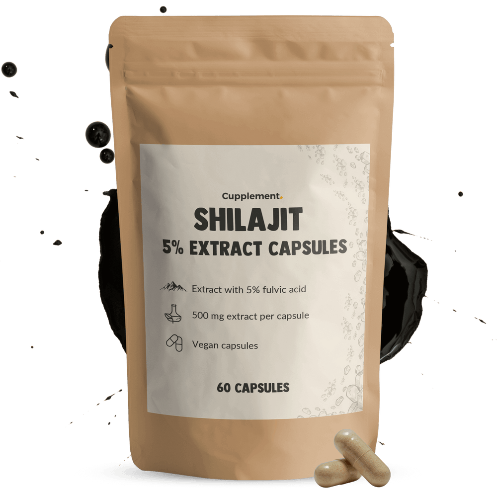Shilajit-Extrakt (5 %) Kapseln 500 mg - 60 Kapseln