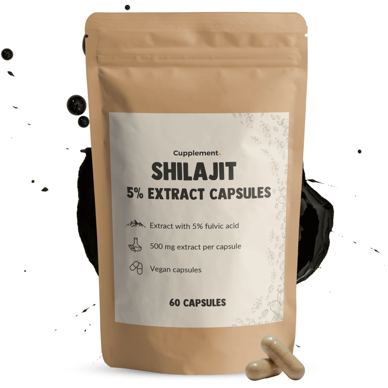 Shilajit-Extrakt (5 %) Kapseln 500 mg - 60 Kapseln