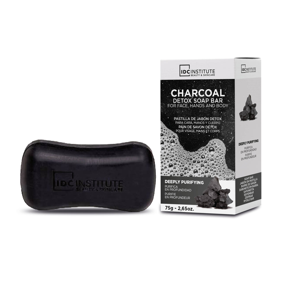 IDC INSTITUTE SCHWARZE KOHLE SEIFE 75g GEBOXT