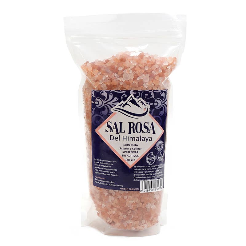 3 Himalaya-Kristallsalze, 1 kg, Körnung 0,4 bis 1 cm